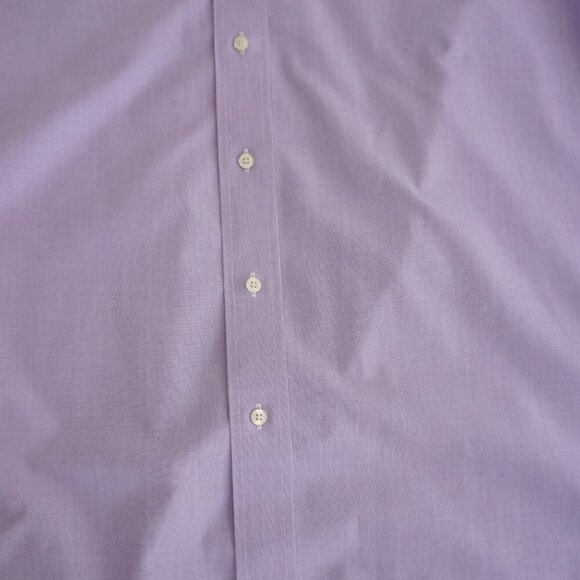 Brooks Brothers Lavender 100% Supirma Cotton Button Down Dress Shirt 16.5 - 34 - Picture 6 of 9